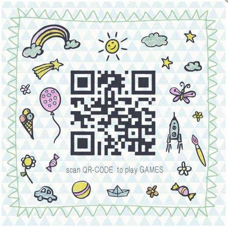 Servietter, Kids QR, vanlig 33x33 cm