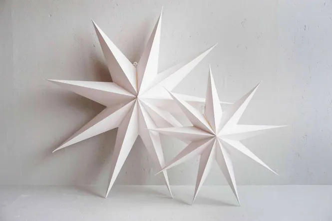 Hovedbilde Hvit stjerne, 60 cm