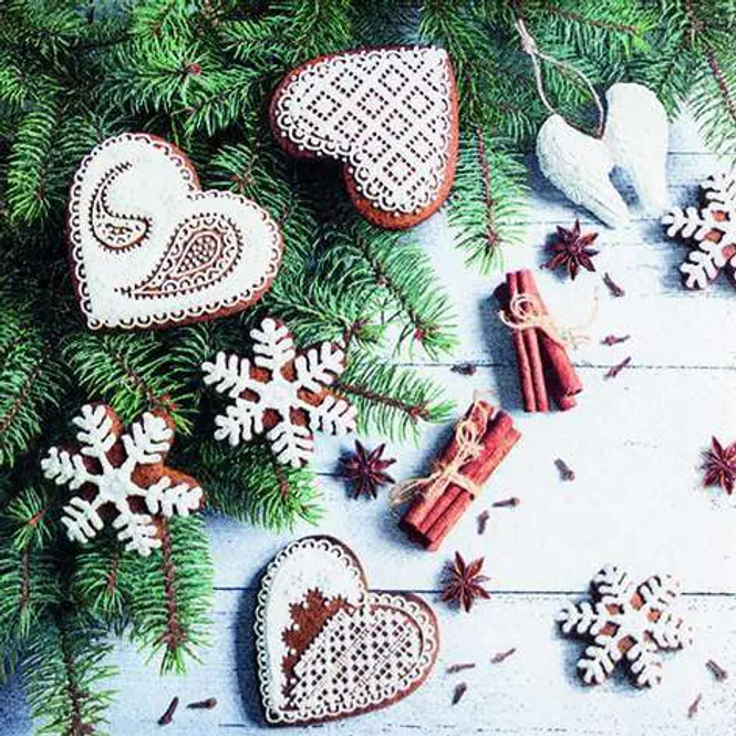 Hovedbilde Servietter, Sweet Hearts , vanlig 33x33