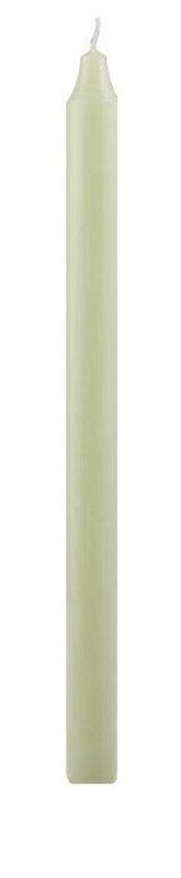 Rustikk stearinlys, 30 cm, P. grønn
