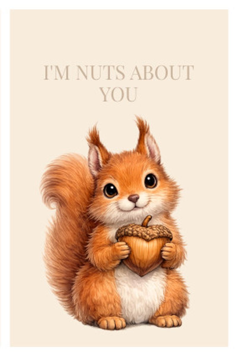 I'm nuts about you | 10x15 cm