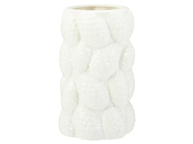 Hovedbilde Vase kongle hvit 18 cm