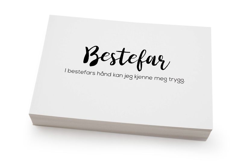 Bestefar | 10x15 cm