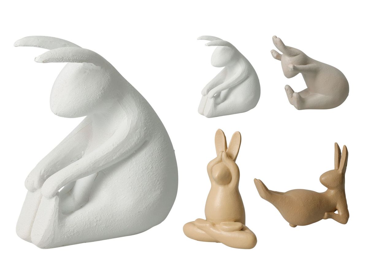 Yoga kanin 118x57x138 mm, 4 assorterte